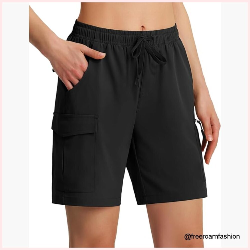 7" Hiking Cargo Shorts Quick Dry Lightweight UPF50+ 5 Pockets